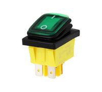 LT Easiyl Interruptor Basculante Bipolar de 30 A 78-184S Luz de Neón Verde 250 V Compatible con Prince Castle La Tostadora de Pan