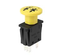 LT Easiyl Interruptor de Toma de Fuerza (TDF) de Embrague Amarillo de 5 Pines 14 V CC 10 A. Compatible con ARIENS Ikon-X de 42" Y 52" Ikon-XD