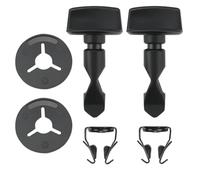 LT Easiyl Juego de 2 Clips de Fijación para La Cubierta del Enganche de Remolque del Parachoques Trasero Pieza de Repuesto 6Q0807643 6N0129355 078103314 Compatible con Audi Q5 8R 2008-2016