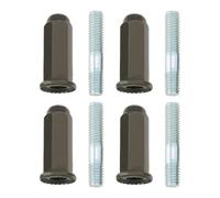 LT Easiyl Juego de 2 Pernos Y Tuercas para Tubo de Escape M6 GY6 de 50 CC 110 CC 125 CC 140 CC 160 CC Y 200 CC para Motores de Pit Dirt Bike Quad ATV 4 Wheeler Dune Buggy