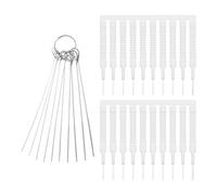 LT Easiyl Juego de 20 cepillos limpiadores de cabezal de ducha y 10 pines limpiadores de cabezal de ducha, kit de herramientas de limpieza multifuncionales para agujeros pequeños, huecos, ranuras,