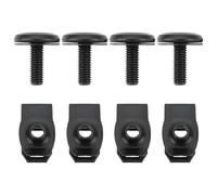 LT Easiyl Juego de 4 clips de tuerca de tornillo AMYO1471 compatibles con Jaguar