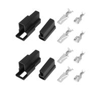 LT Easiyl Juego de 4 conectores eléctricos para arnés de cableado macho hembra con terminales T28586 compatible con arnés de cables de embrague John Deere