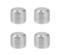 LT Easiyl Juego de 4 tapones hexagonales de acero inoxidable M12 x 1.0 x 10 compatibles con sistemas de sellado de tuberías de agua de gas