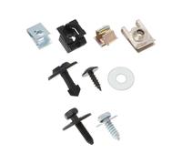 LT Easiyl Juego de 41 Clips de Fijación para Debajo de La Cubierta del Motor Pieza de Repuesto 4F0863821K Kit de Clip de Tornillo Y Tuerca Compatible con Audi A6 C5 4B C6 4F