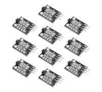 LT Easiyl Módulo de Sensor Magnético de Efecto Hall de 10 Piezas KY-035 3,3 V-5 V Módulo Analógico de Señal de Voltaje Digital Compatible con A-rduino PIC AVR Smart Car