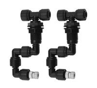 LT Easiyl Paquete de 2 Boquillas para Reptiles Boquillas Ajustables de 360° Nebulizador para Reptiles para Sistema de Acuario de Flores Y Tanques de Selva Tropical (Cabeza única)