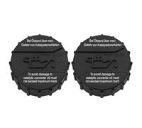 LT Easiyl Paquete de 2 Tapas de Llenado de Aceite Tapa de Llenado de Aceite de Motor Compatible con Volkswagen Transporter T3 T4 OEM: 070115311/070 115 311 (Negro)
