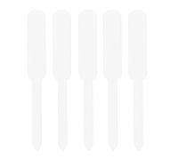 LT Easiyl Paquete de 500 etiquetas de plástico para plantas, etiquetas para plantas de jardín, semillas de jardín, hierbas en maceta, flores, verduras, blanco, HP793-BW