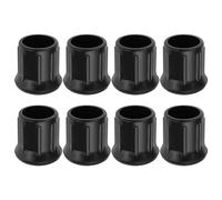 LT Easiyl Paquete de 8 Tapones de Goma para Pies de 25 Mm de Diámetro Interno Adecuados para Patas de Muebles Escaleras Mesas Y Patas de Sillas (negro)