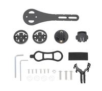 LT Easiyl Soporte de Fibra de Carbono para Ciclocomputador GPS de Bicicleta Compatible con Garmin Y Compatible con Bryton Manillar Integrado 130 Mm