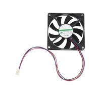 LT Easiyl Ventilador de Refrigeración de 12 V 1,3 W Y 3 Pines KDE1208PHV3 Apto para Equipos Industriales Ordenadores de Escritorio Y Equipos de Audio