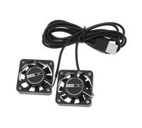 LT Easiyl Ventilador de refrigeración dual USB 4010 de 5 V 40 x 40 x 10 mm para carcasa de computadora