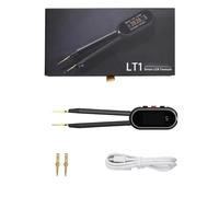 LT1 - Probador LCR de abrazadera de puente digital con pantalla IPS de 1.14 pulgadas, soporta medición de inductancia de capacitancia de resistencia ESR ERP, para análisis de frecuencia de barrido de