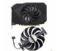 LTANDBR Ventilador de repuesto para tarjeta gráfica ASUS Radeon RX6400 de 4 GB Phoenix OC T129215BU FDC10U12D9-C CF1010U12D (FDC10U12D9-C)