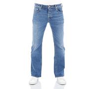 LTB Pantalones vaqueros para hombre Timor Bootcut, pantalones vaqueros básicos, algodón vaquero, elásticos, cintura profunda, azul, negro, Stormi Wash (53941), 30W x 32L