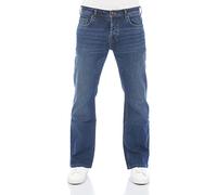 LTB Pantalones Vaqueros para Hombre Timor Bootcut, Pantalones Vaqueros básicos, algodón Vaquero, elásticos, Cintura Profunda, Azul, Negro, Magne Undamaged Wash (54329), 31W x 34L