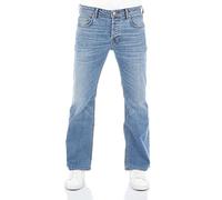 LTB Pantalones vaqueros para hombre Timor Bootcut, pantalones vaqueros básicos, algodón vaquero, elásticos, cintura profunda, azul, negro, Aiden Wash (53632), 28W x 32L