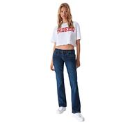 LTB Pantalones vaqueros para mujer, elásticos, Valerie Bootcut Fit, pantalones vaqueros de cintura profunda, azul 24, 25, 26, 27, 28, 29, 30, 31, 32, 33, 34, Dark Age Blue Wash (53327), 28W / 30L