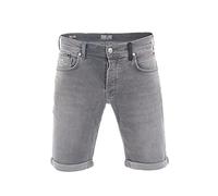 LTB - Pantalones vaqueros tipo bermudas para hombre, corte ajustado, de algodón, azul oscuro, negro, gris, S, M, L, XL, XXL, 3XL, 4XL, 5XL, Lori Wash (51861), S