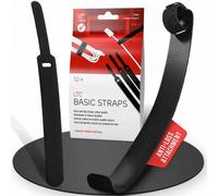 LTC Basic Straps | Klettkabelbinder, schwarz, 10 Stück (LTC 1110) Nuevo
