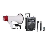 LTC MEGA35USB Pack - Megáfono 35W USB + Altavoz PORT8VHF-BT