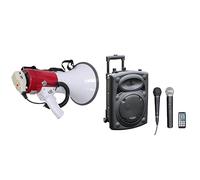 LTC MEGA50USB Pack - Megáfono 50W USB + Altavoz PORT8VHF-BT