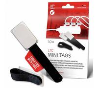 LTC Mini Tags | Kabelbeschriftung, schwarz, 10 Stück (LTC 2510) Nuevo