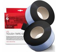 LTC Tough Tape Strap | Rollo de velcro autoadhesivo, negro, 5 metros, ancho 50 mm (LTC 1610-5-50) Nuevo