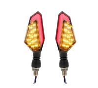 LTCZGRCI Luces Intermitentes Intermitente accesorios universales para motocicleta, delantero y trasero, 2 unidades/juego, lámpara señal, luces giro para 12V