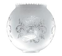 LTDE Tulipa de cristal bola dos bocas mate 16cm boca 5,3cm