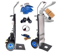 LTdlhFk 1200w Escalera Eléctrica Escalada Carretilla Dolly Cart,48 V/36 Ah Escalera Sack Truck,Motor Sin Escobillas,400 Kg De Carga,para Muebles Logística Almacén
