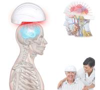 LTdlhFk Casco De Terapia De Luz Roja De 810 NM para Personas Mayores - Estimulación Cerebral Transcraneal con Luz Infrarroja De 256 LED para Alzheimer - para Hospitales Y Clínicas