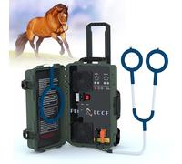 LTdlhFk Dispositivos De Terapia Electromagnética Pemf para Caballos con Alas En X,Bucle Simple Y Mariposa, Máquina Terapia Electromagnética Pemf De Pulso,para El Manejo del Dolor En Animales.,Green