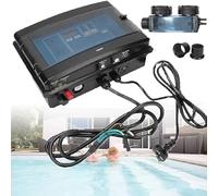 LTdlhFk Generador De Cloro Salino, Clorador De Agua Salada, Sis-Tema Generador De Cloro para Piscinas De Agua Salada, Clorador Generador De Cloro para Piscinas, para SPA Y Piscinas.,100m³-50g/h