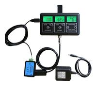LTdlhFk Medidor De Ph 7 En 1, Comprobador Digital De Calidad del Agua, Medidor De EC/Ph/CF/Orp/Temperatura/Humedad, Módulo De Comunicación Rs485 con Electrodo Extraíble, para Acuario