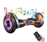LTdlhFk Patinete Eléctrico Inteligente Autoequilibrado para Adultos, con Motor Dual De 700 W, Hoverboard, con Luces LED De Colores, Ruedas Bluetooth De 6,5", para Todas Las Edades.,E