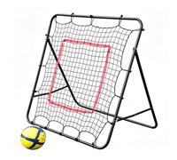 LTdlhFk Reboteador De Fútbol - Equipo De Entrenamiento De Fútbol, Red De Rebote con Marco De Acero, Objetivo De Devolución De Fútbol, Portería Portátil De Fútbol, para Niños Y Adultos Black-120x120cm