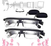 LTDZ Primafocus Gafas Ajustables, Gafas de Enfoque Ajustable para visión cercana y lejana, evitan la Fatiga Ocular múltiples usos,2 pcs