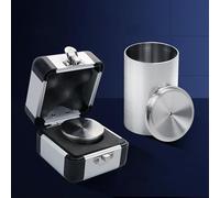 LTEJUMQ 100ml Taza Gravedad Específica Pintura Acero Inoxidable con Caja Almacenamiento, Botella De Densidad De Pintura De Acero Inoxidable, Aceites y Otros Líquidos