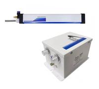 LTEJUMQ Barra Ionizadora Antiestática, Static Removal Ionizing Air Bar con Generador De Alto Voltaje De 7 KV, Conector De Presión De Aire De 0,8 para Embalaje Industrial
