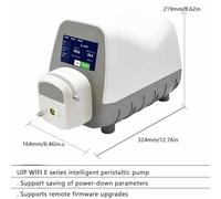 LTEJUMQ Bomba Peristáltica De Dispensación con Pantalla Táctil Inteligente, Bomba Peristáltica Inteligente para Experimentos, Industria Química, Llenado, Pruebas, Motor Paso a Paso