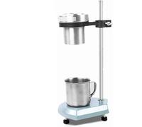 LTEJUMQ Copas de Flujo de Pintura de Mesa de 100 ml, Copas de Viscosidad de Laboratorio con Soporte de Altura Ajustable, Ideal para Pintura, Barniz y líquidos