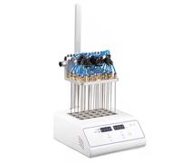 LTEJUMQ Evaporador de Muestras de Laboratorio de 12/24 Orificios, Soporte Elevable, Ajustes De Temperatura, Concentrador de Purga de Nitrógeno Instrumentos de Análisis de Laboratorio