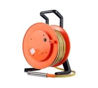 LTEJUMQ Medidor Nivel Agua Pozo Profundo Portátil, Medidor de Profundidad de Pozo de 10 a 300 m, Indicador de Nivel de Agua de Pozo con Sonda Fija y Cinta de Acero