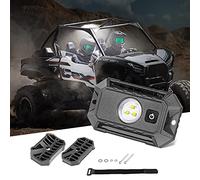 LTEODCHEW Luz LED de cúpula con interruptor, luz LED universal, luz de jaula de rollo, luz de lectura interior del coche, luz de neón para UTV ATV Truck RZR Polaris Ranger Can-Am Off-Road