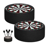 LTFIOON Soporte para Dardos, Set de 2 Mini Estación de Dardos - Base Dart Dock de EVA para Guardar Dardos de Punta Blanda y Acero, Accesorio de Estilo y Ahorro de Espacio para Casa y Club