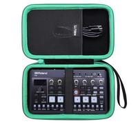 LTGEM - Funda compatible con Roland AIRA Compact P-6 / T-8 / E-4 Creative Sampler Drum Sequencer (interior: 8 x 4.6 x 1.1 pulgadas), borde negro y verde