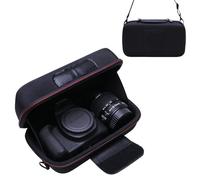 LTGEM - Funda para cámara Canon EOS Rebel T7 / R50 / R100 / R50 V / T6 / R8 / R10 / RP / SL3 / R5 / T100 DSLR SLR y lente de 18-55 mm/18-45 mm con correa para el hombro, color negro
