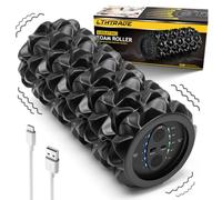 LTHTRADE Rodillo de espuma vibratoria, rodillo de masaje muscular de alta densidad para aliviar el dolor de espalda y recuperación muscular y terapia física, rodillo de ejercicio recargable de 5